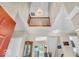 Bright and airy foyer featuring a chandelier, staircase, and neutral walls at 15075 Windsor Ln, Noblesville, IN 46060