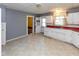 Spacious eat-in kitchen with neutral flooring and cabinetry at 206 W Wall St, Advance, IN 46102