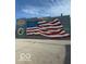 American flag mural on the side of a building at 206 W Wall St, Advance, IN 46102