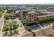 An aerial view showcasing the building and its surrounding neighborhood at 225 N New Jersey St # 52, Indianapolis, IN 46204
