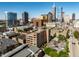 Aerial view of city featuring several high-rise buildings at 225 N New Jersey St # 52, Indianapolis, IN 46204