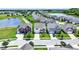 Street view of a charming two-story home with a well-manicured lawn in a desirable neighborhood at 2282 Creekland Dr, Columbus, IN 47201