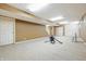 Spacious finished basement with ample room for storage and recreation at 2463 Kettering Way, Indianapolis, IN 46214