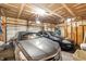 Spacious two-car garage featuring ample storage and two modern vehicles at 2463 Kettering Way, Indianapolis, IN 46214