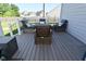 Back deck features comfortable seating arrangement and composite decking at 2734 Chalbury Dr, Plainfield, IN 46168