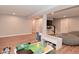 Finished basement has plenty of space, wood floors, recessed lighting and versatile area at 2734 Chalbury Dr, Plainfield, IN 46168