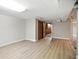 Spacious basement area featuring neutral painted walls and clean flooring at 2811 Beech Dr, Columbus, IN 47203