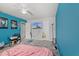 Comfortable bedroom showcasing a TV, colorful decor, and a relaxing atmosphere at 3341 Carica Dr, Indianapolis, IN 46203