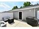 Private back patio for outdoor enjoyment, providing additional living space and privacy at 3443 Thomas Jefferson St, Westfield, IN 46074