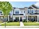 Inviting townhouse exteriors with manicured lawns and charming front porches create a welcoming curb appeal at 3443 Thomas Jefferson St, Westfield, IN 46074