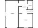 Floor plan of the basement showing the layout of garage, laundry and utility area at 3518 Woodale Rd, Indianapolis, IN 46234