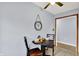 Bright breakfast nook with tiled floor and a view to another room at 405 N Church St, Mooresville, IN 46158