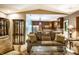 Open concept living area connects the living room and kitchen, great for entertaining at 4309 Clayburn Dr, Indianapolis, IN 46268