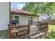 View of the back deck with space for seating and grilling at 444 Austin Dr, Avon, IN 46123