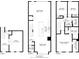 Floor plan showcasing layout of all three floors of the home at 6038 Windsor Dr, McCordsville, IN 46055
