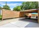 Backyard featuring privacy fence and patio area at 8019 E Hanna Ave, Indianapolis, IN 46239