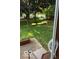 View of the backyard showcasing a patio area and lush lawn, perfect for outdoor at 8326 Alcona Dr, Indianapolis, IN 46237