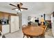 Open-concept kitchen flowing into the living area, perfect for entertaining at 9042 Panorama Ct, Indianapolis, IN 46234