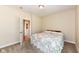 This bedroom is bright and provides a tranquil haven, with easy access to the en-suite bathroom at 10005 Southwind Dr, Indianapolis, IN 46256