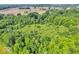 Lush treetops dominate this high-angle property shot, demonstrating privacy and a connection to nature at 10705 N State Road 267, Brownsburg, IN 46112