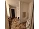 Bathroom featuring a standing shower, towel rack and vanity with sink at 10775 Cyrus Dr, Indianapolis, IN 46231