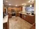 Kitchen with stainless steel appliances, lots of cabinet space and tile floors at 10775 Cyrus Dr, Indianapolis, IN 46231