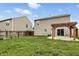 Spacious backyard features a patio, pergola and ample lawn space at 1236 N Aberdeen Dr, Franklin, IN 46131