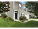 Inviting two-story home with a well-maintained lawn and a two-car garage at 1236 N Aberdeen Dr, Franklin, IN 46131