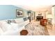Inviting living room with white sofas, hardwood floors, and classic decor at 1237 Driftwood Dr, Carmel, IN 46033