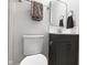 Bathroom featuring an updated vanity, mirror, and fixtures at 16512 Grand Cypress Dr, Noblesville, IN 46060