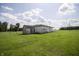 Exterior view of white sided home with shed at 17550 N 200 W, Summitville, IN 46070