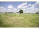 Expansive farmland with multiple buildings and silos under a partly cloudy sky, creating a rural scene at 17550 N 200 W, Summitville, IN 46070