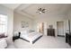 Inviting main bedroom featuring a tray ceiling and neutral decor at 1872 Wellpark Dr, Westfield, IN 46074