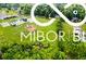 Aerial view of the neighborhood showcasing lush greenery, community, and the surrounding area at 2508 W Sun Valley Pkwy, Muncie, IN 47303