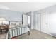 Comfortable bedroom featuring carpet, closet, and neutral tones, ideal for peaceful living at 360 Myers Lake Dr, Noblesville, IN 46062