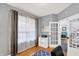 Cozy office space featuring hardwood floors and lots of natural light at 564 Gainesway N Dr, Greenwood, IN 46142