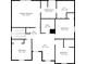 Second floor floor plan with the primary bedroom, loft, and bedrooms 2, 3, and 4 at 5809 Terracotta Trce, McCordsville, IN 46055