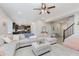 Spacious living room with an open floor plan, seamlessly blending comfort with modern design and decor at 5809 Terracotta Trce, McCordsville, IN 46055
