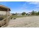 Large deck offers ample room for seating and enjoying views of the neighborhood at 7350 Gold King Way, Indianapolis, IN 46259