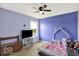 Charming bedroom with a ceiling fan and cute decor at 7865 Danube St, Indianapolis, IN 46239