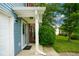 Inviting entrance with covered porch at 8047 Red Barn Cir, Indianapolis, IN 46239