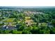 Scenic aerial view of neighborhood featuring green spaces, mature trees, and residential properties at 10065 E 25Th St, Indianapolis, IN 46229