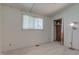 Bedroom featuring a window and a closet with built-in shelving at 10065 E 25Th St, Indianapolis, IN 46229