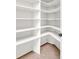 Walk-in pantry features ample shelving space and tile flooring at 11250 N 600 W, Fountaintown, IN 46130