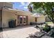 Inviting brick patio perfect for outdoor dining with direct access to the home at 11424 Green St, Carmel, IN 46033