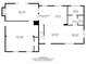Detailed floor plan showcasing the layout and dimensions of the home at 11424 Green St, Carmel, IN 46033