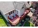 Multi-tiered deck and outdoor sitting area perfect for entertaining at 11424 Green St, Carmel, IN 46033