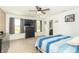Cozy bedroom with natural light, closet and dresser, creating a comfortable living space at 1156 Brockton Ct, Greenfield, IN 46140
