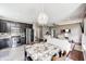 Spacious open floor plan with living room and kitchen with stainless steel appliances at 1187 Blackthorne S Trl, Plainfield, IN 46168