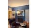 Relaxing home office with comfortable leather chair and reading lights at 13221 Griffin Run, Carmel, IN 46033